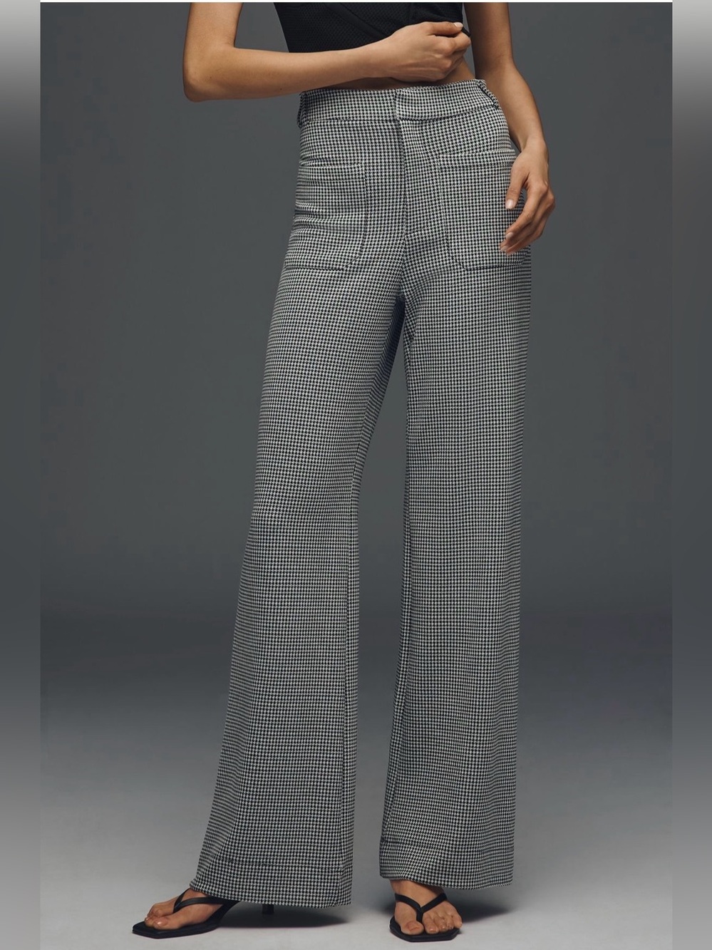 Anthropologie Maeve Jude Houndstooth Trousers
